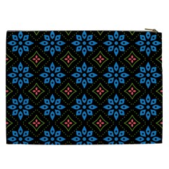 Flower Pattern Flora Floral Seamless Cosmetic Bag (XXL) from ArtsNow.com Back