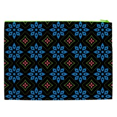 Flower Pattern Flora Floral Seamless Cosmetic Bag (XXL) from ArtsNow.com Back