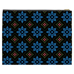 Flower Pattern Flora Floral Seamless Cosmetic Bag (XXXL) from ArtsNow.com Back