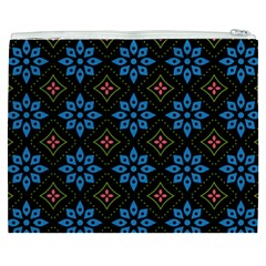 Flower Pattern Flora Floral Seamless Cosmetic Bag (XXXL) from ArtsNow.com Back