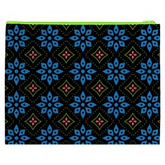 Flower Pattern Flora Floral Seamless Cosmetic Bag (XXXL) from ArtsNow.com Back