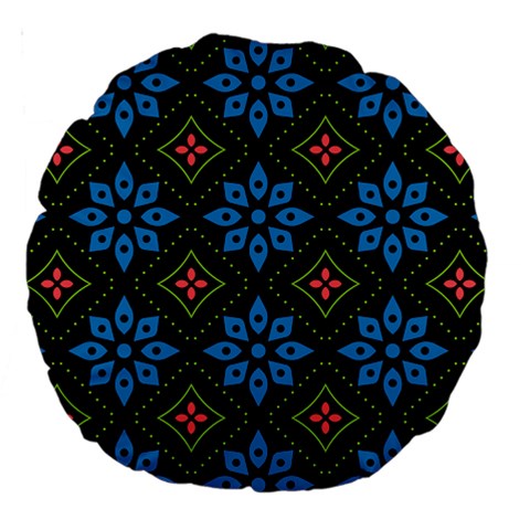 Flower Pattern Flora Floral Seamless Large 18  Premium Round Cushions from ArtsNow.com Front