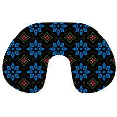 Flower Pattern Flora Floral Seamless Travel Neck Pillow from ArtsNow.com Front