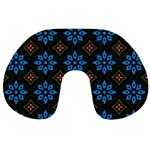 Flower Pattern Flora Floral Seamless Travel Neck Pillow