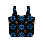 Flower Pattern Flora Floral Seamless Full Print Recycle Bag (S)