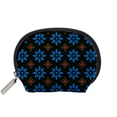 Flower Pattern Flora Floral Seamless Accessory Pouch (Small) from ArtsNow.com Front