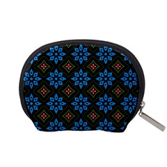 Flower Pattern Flora Floral Seamless Accessory Pouch (Small) from ArtsNow.com Back