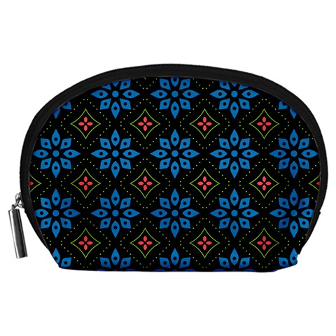 Flower Pattern Flora Floral Seamless Accessory Pouch (Large) from ArtsNow.com Front