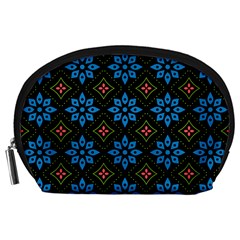 Flower Pattern Flora Floral Seamless Accessory Pouch (Large) from ArtsNow.com Front