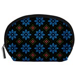 Flower Pattern Flora Floral Seamless Accessory Pouch (Large)