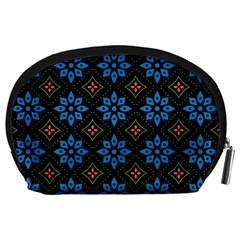 Flower Pattern Flora Floral Seamless Accessory Pouch (Large) from ArtsNow.com Back