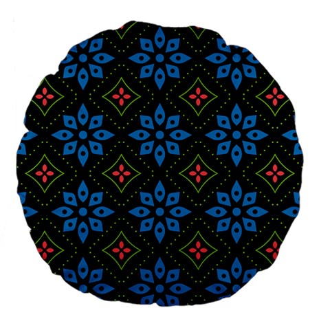 Flower Pattern Flora Floral Seamless Large 18  Premium Flano Round Cushions from ArtsNow.com Front