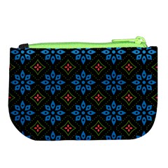 Flower Pattern Flora Floral Seamless Large Coin Purse from ArtsNow.com Back