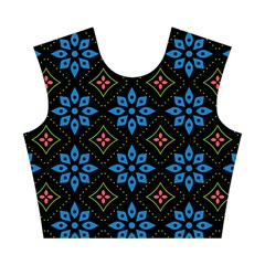 Flower Pattern Flora Floral Seamless Cotton Crop Top from ArtsNow.com Front