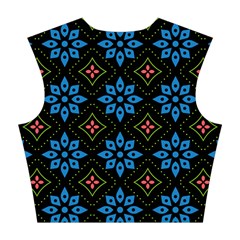 Flower Pattern Flora Floral Seamless Cotton Crop Top from ArtsNow.com Back