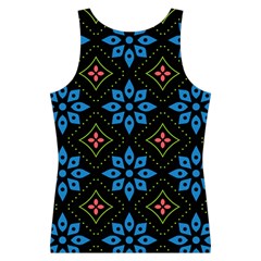 Flower Pattern Flora Floral Seamless Sport Tank Top  from ArtsNow.com Back