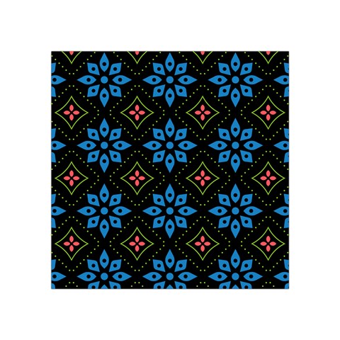 Flower Pattern Flora Floral Seamless Square Tapestry (Small) from ArtsNow.com Front