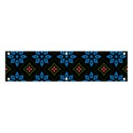 Flower Pattern Flora Floral Seamless Banner and Sign 4  x 1 