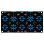 Flower Pattern Flora Floral Seamless Banner and Sign 4  x 2 