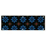 Flower Pattern Flora Floral Seamless Banner and Sign 6  x 2 