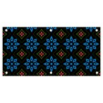 Flower Pattern Flora Floral Seamless Banner and Sign 6  x 3 