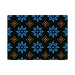 Flower Pattern Flora Floral Seamless Premium Plush Fleece Blanket (Mini)