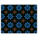 Flower Pattern Flora Floral Seamless Premium Plush Fleece Blanket (Medium)