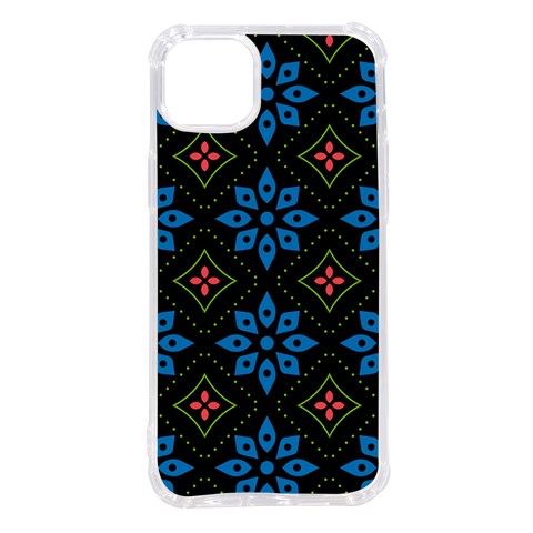 Flower Pattern Flora Floral Seamless iPhone 14 Plus TPU UV Print Case from ArtsNow.com Front