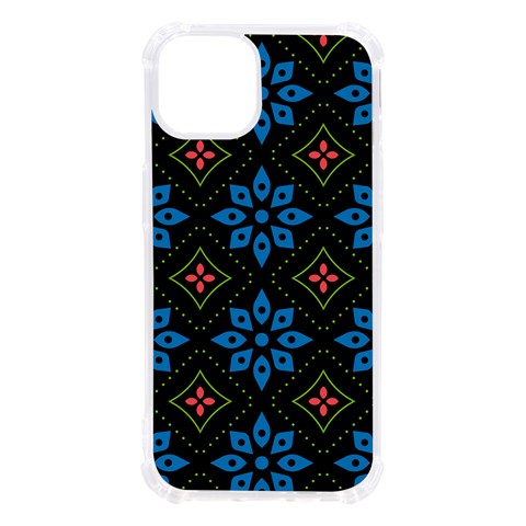 Flower Pattern Flora Floral Seamless iPhone 13 TPU UV Print Case from ArtsNow.com Front