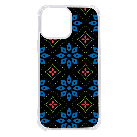 Flower Pattern Flora Floral Seamless iPhone 13 Pro Max TPU UV Print Case from ArtsNow.com Front