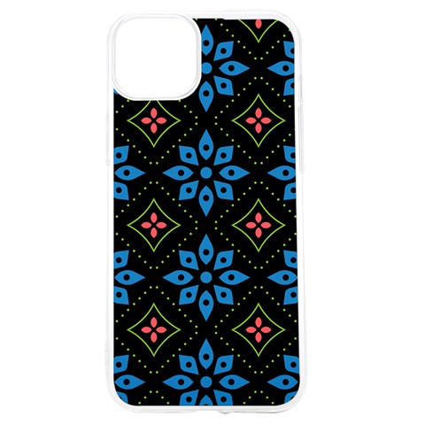 Flower Pattern Flora Floral Seamless iPhone 15 TPU UV Print Case from ArtsNow.com Front