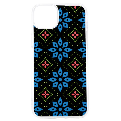 Flower Pattern Flora Floral Seamless iPhone 15 Pro TPU UV Print Case from ArtsNow.com Front