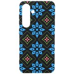 Flower Pattern Flora Floral Seamless Samsung Galaxy S24 6.2 Inch Black TPU UV Case