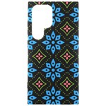 Flower Pattern Flora Floral Seamless Samsung Galaxy S24 Ultra 6.9 Inch Black TPU UV Case