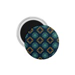 Flowers Pattern Design Abstract 1.75  Magnets