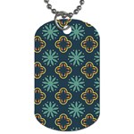 Flowers Pattern Design Abstract Dog Tag (One Side)