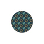 Flowers Pattern Design Abstract Golf Ball Marker