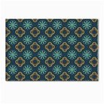 Flowers Pattern Design Abstract Postcards 5  x 7  (Pkg of 10)