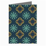 Flowers Pattern Design Abstract Greeting Card