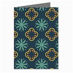 Flowers Pattern Design Abstract Greeting Cards (Pkg of 8)