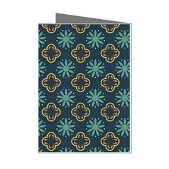 Flowers Pattern Design Abstract Mini Greeting Cards (Pkg of 8) from ArtsNow.com Left