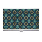 Flowers Pattern Design Abstract Business Card Holder