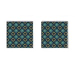 Flowers Pattern Design Abstract Cufflinks (Square)