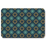 Flowers Pattern Design Abstract Large Doormat