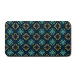 Flowers Pattern Design Abstract Medium Bar Mat