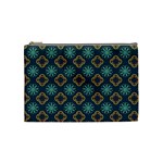 Flowers Pattern Design Abstract Cosmetic Bag (Medium)