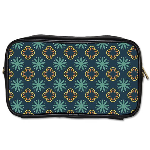 Flowers Pattern Design Abstract Toiletries Bag (Two Sides) from ArtsNow.com Front