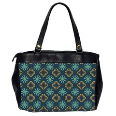 Flowers Pattern Design Abstract Oversize Office Handbag (2 Sides) from ArtsNow.com Back