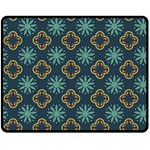 Flowers Pattern Design Abstract Fleece Blanket (Medium)