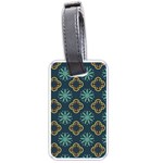 Flowers Pattern Design Abstract Luggage Tag (one side)